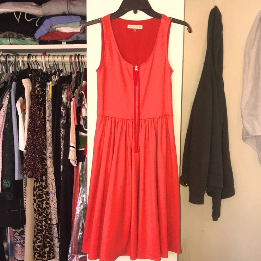 Rebecca Taylor tangerine jumper dress size 0